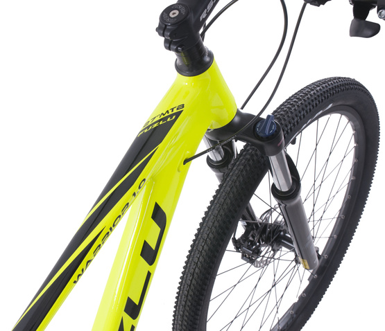 Rower górski 27,5” Fuzlu Warrior 1.0 15" limonkowo-czarny połysk 