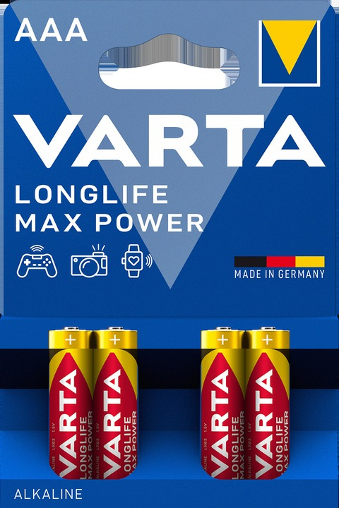 Bateria LR03 Varta Longlife Max Power 1.5V AAA 
