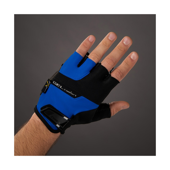 Rękawiczki rowerowe CHIBA Gel Comfort L niebieskie