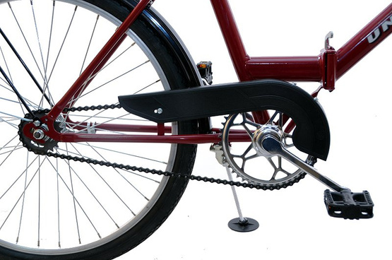 Rower składak 24 tajw. Uniwersal/Universe (bordowy)