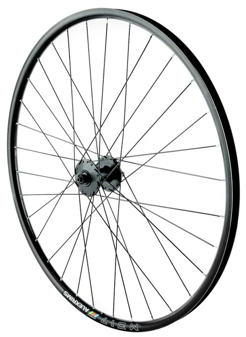 Koło rowerowe 27,5 przód o/ Alexrims MD17 czarna HT-32  Shimano TX506BAL, czarna, sz.cz