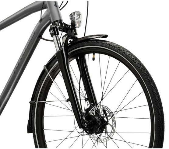 KROSS TRANS 4.0 M L(21") 28 rower SZARY CZARNY MATOWY (B10)