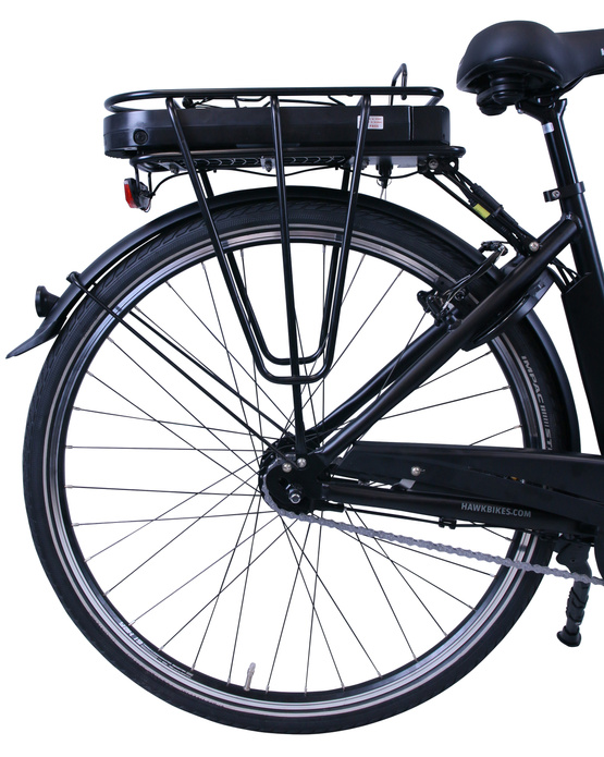 Rower Elektryczny 28" HAWK E-City Wave 46 cm Matt Black