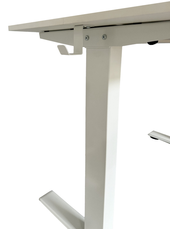 Biurko regulowane VertiGo RXD1-3-2RR białe 120x60 cm Wysokość: 71-120 cm