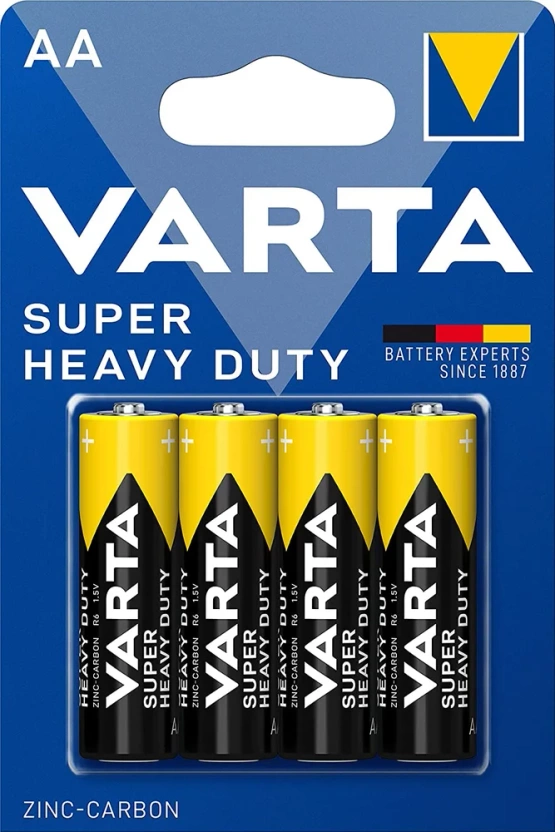 Bateria R6 Varta superlife 1.5V AA MN1500 B4