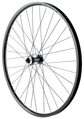 Koło rowerowe 27,5 przód o/ Alexrims MD17 czarna HT-32  Shimano HB-QC300 CL, czarna, sz.cz