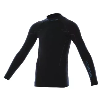 Bluza męska Brubeck Thermo Junior czarny 140/146 LS13640
