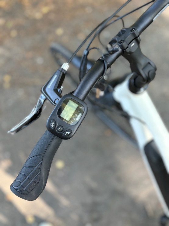 Rower Elektryczny 28" HAWK E-Trekking BAFANG Lady 46 cm Matt Morning Gray