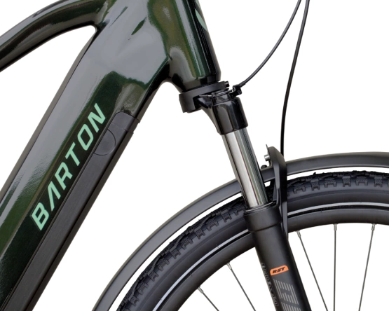 Barton M100 Men 28" 720 Wh 20" zielony rower elektryczny
