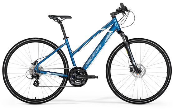 Merida Crossway 15-D lady XS (39) blue (steel blue/white) rower 