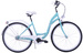 Rower miejski damski 26 Kozbike K24 3 biegi morsko-biały (2P2)