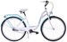 K21 Rower miejski Kozbike 28 3bieg biało-morski  (przerzutka Sturmey Archer) (J8)