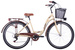 Kozbike City rower 28 7s kremowo-brązowy (K10)