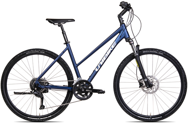 Unibike Crossfire D 21" granatowy rower