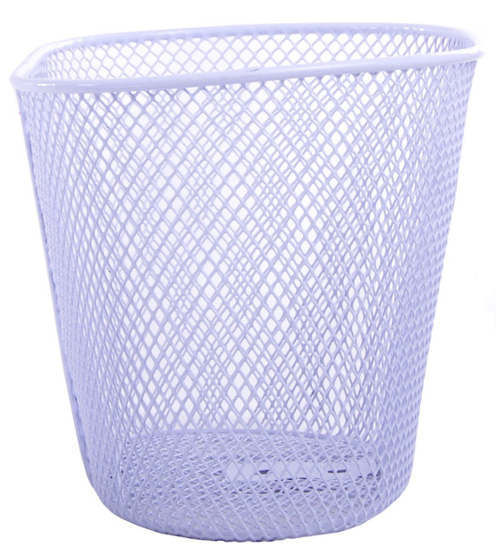 Koszyk dziecięcy BIAŁY 26x18x16 metalowy
