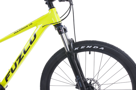 Rower górski 27,5” Fuzlu Warrior 1.0 15" limonkowo-czarny połysk 