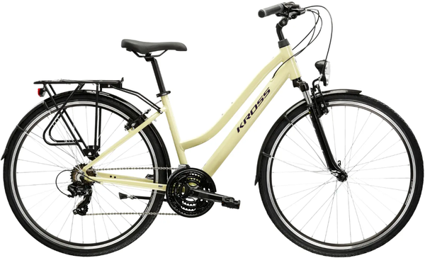 KROSS TRANS 1.0 D S(15") 28 rower BEŻOWY FIOLETOWY POŁYSK (B8)