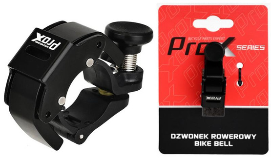 Dzwonek Prox CES czarny aluminiowy
