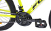 Rower górski Fuzlu OXYGEN 26” Limonkowo-czarny połysk