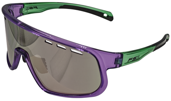 Okulary TRH-102-1 transparent purple/green black PC