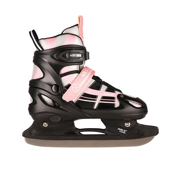 Łyżworolki z wym. płozą NH18366A 2w1 różowe rozm. M 35-38