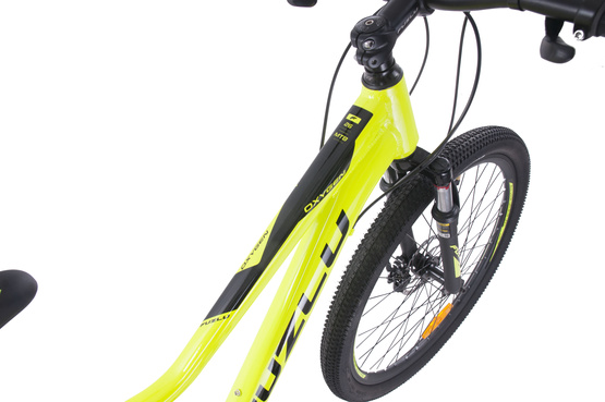 Rower górski Fuzlu OXYGEN 26” Limonkowo-czarny połysk