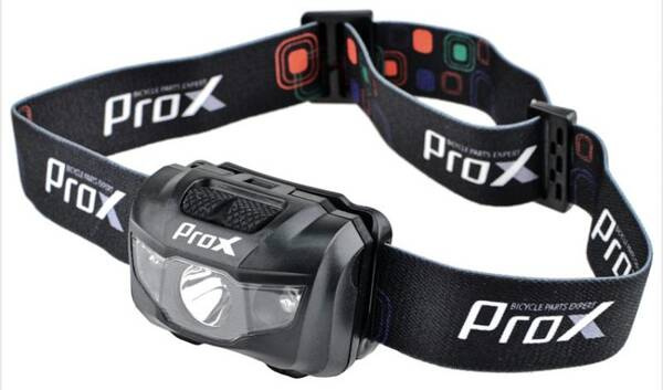 Lampa przód Prox czołowa Cygnus czarna 3 Led, 3xAAA, 145 Lm