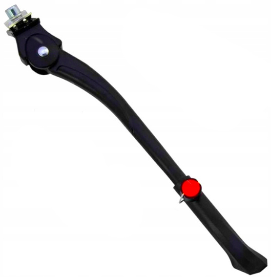 Aluminiowa stopka podpórka rowerowa CK54 regulowana czarna 16"-20"