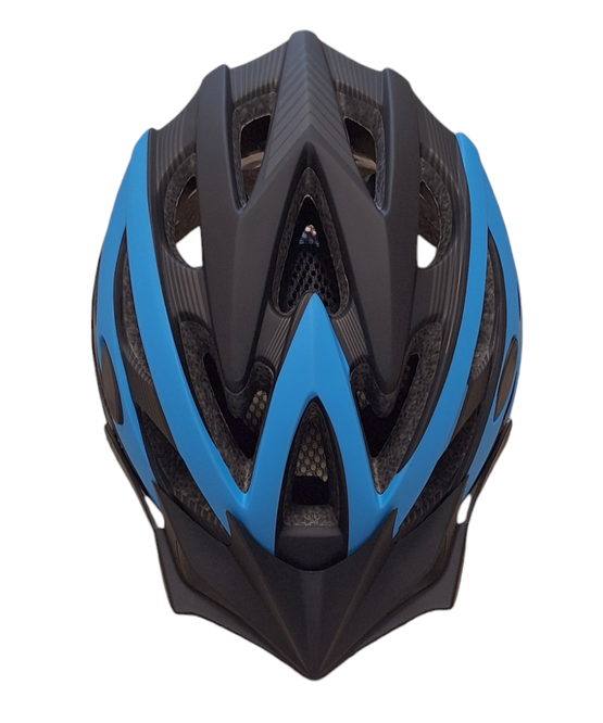 Kask rowerowy PNY-20 czarno/niebieski mat M (54-58cm) AVO