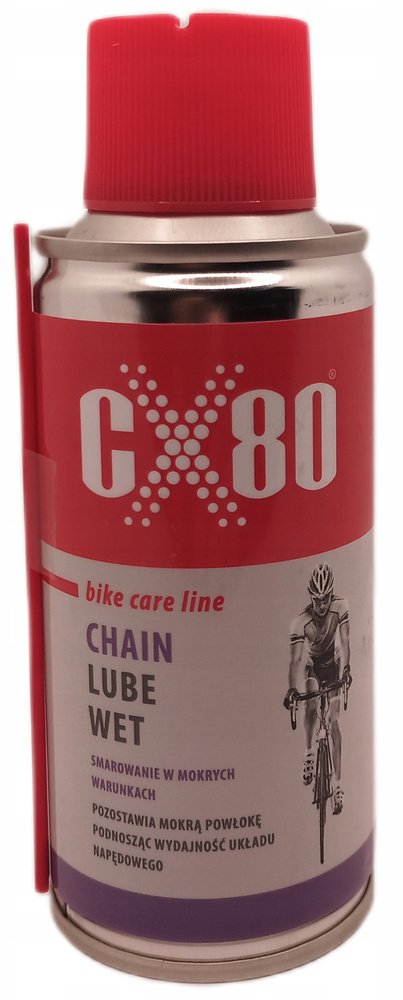 Smar makry do łańucha CX80 BIKE Chain Lube WET  150ml
