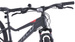 Rower górski Fuzlu OXYGEN 26” Czarno-czerwony mat