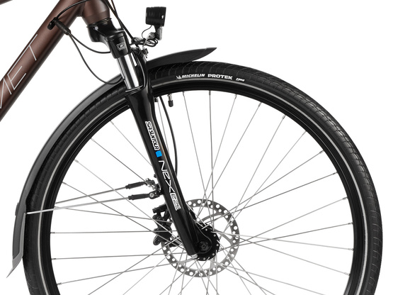 Romet Wagant RM 1 28 L(21") hebanowo - srebrny rower elektryczny (W)