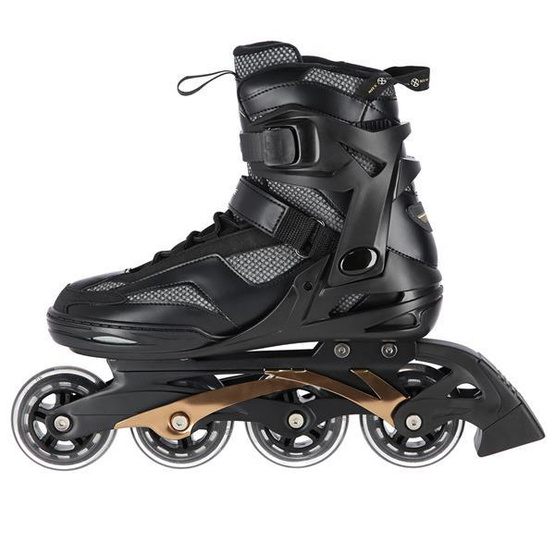 Łyżworolki Nils Extreme NA2150 czarno- złoty rozm. 45