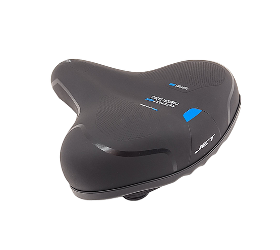 Siodło rowerowe WL-191E-1 255x220 czarne