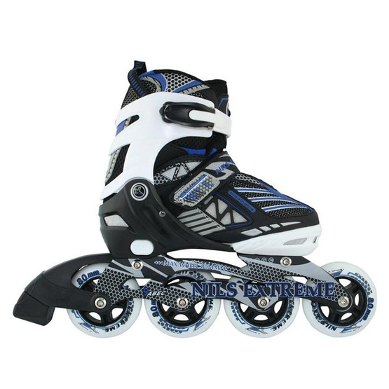 Łyżworolki Nils Extreme NA9014 A niebieskie rozm. S (31-34)