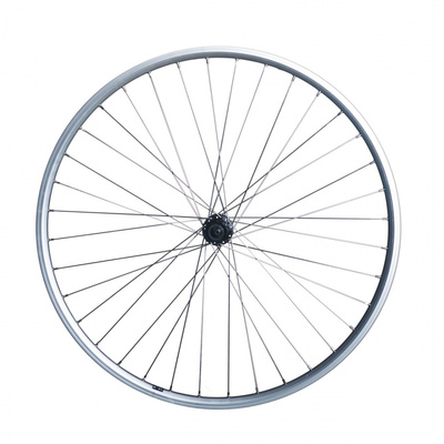 Koło rowerowe tylne 28 mach kas-8, QR,obr.srebrna