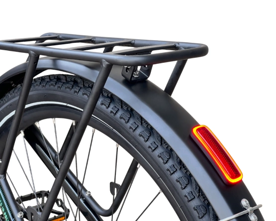 Barton M100 Men 28" 720 Wh 20" czarny rower elektryczny