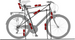 Rower męski miejski Kozbike DENVER 28 (21") 3S grafitowy mat (K14)
