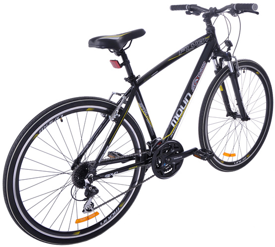 Moun Flyer Pro 17" amt czarno-żółty rower (Alivio)