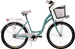 Rower miejski damski 26 Kozbike K24 3 biegi morsko-biały (2P2)