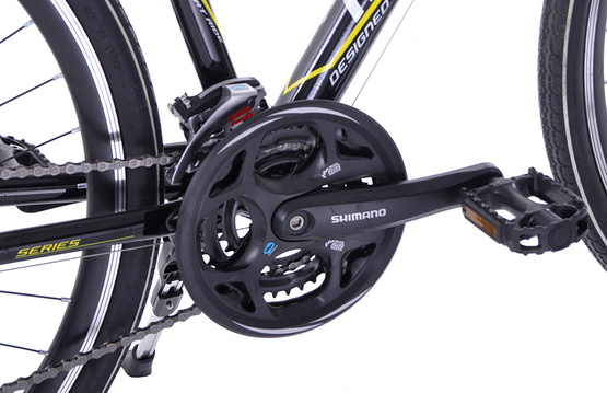 Moun Flyer Pro 17" amt czarno-żółty rower (Alivio)