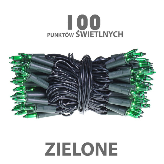 LAMPKI CHOINKOWE LED LW-100 zielone 7m