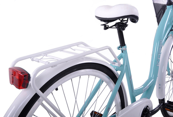 Rower miejski Kozbike 26" (K24-S3) morsko biały 3B (2P2)