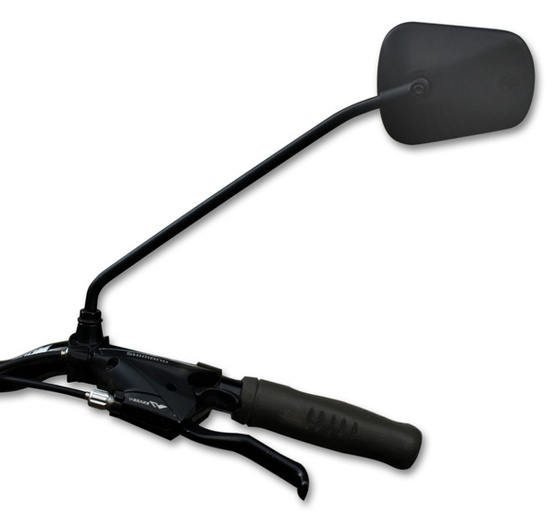 Lusterko rowerowe plus długie ramię 25cm trapez PLUS