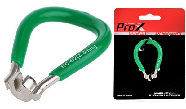 Klucz prox do szprych 3.3 mm zielony rc-s2