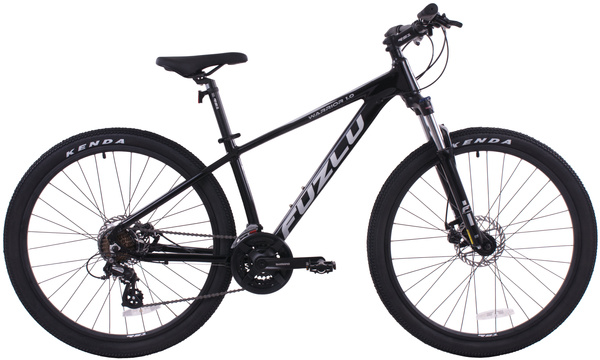 Rower górski 27,5” Fuzlu Warrior 1.0 15" czarno-srebrny połysk