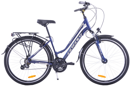 Rower Trekkingowy 28 Fuzlu Escape 3.0 damski niebieski