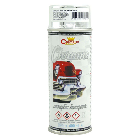 Lakier chrom champion 400ml chrom srebrny