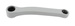 Korba rowerowa lewa szara 170mm
