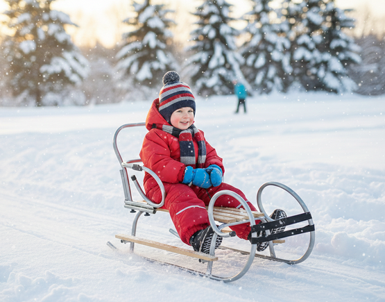 OLKAS Sanki metalowe rurkowe retro szare